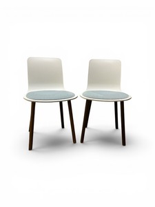 Set of 2 Vitra HAL Wood chair retails new for $1,020