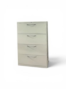 4-drawer lateral file cabinet
