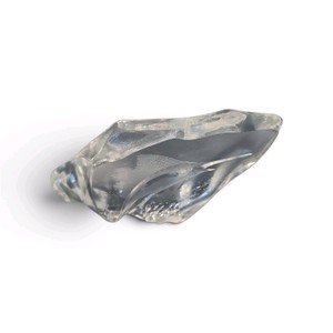 Mats Jonasson Swedish crystal sculpture featuring an etched fish design, likely a swordfish