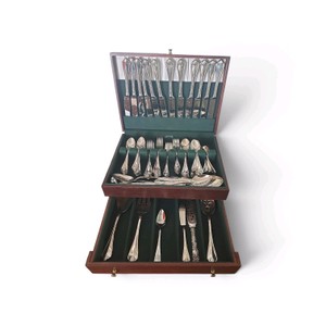 Vintage Silverware Set in Case