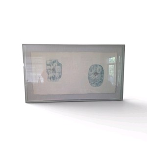 Original Paper Sculpture Espree Familia L694 Valued at $9300 Signed 153 of 200 in Plexiglass Shadowbox Frame 28 x 47