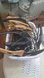 Laundry Basket With Combo of Heavy Duty Hangers