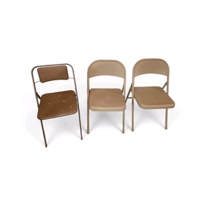 3 Folding Chairs