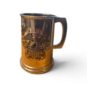 Vintage US Navy English Pewter and was manufactured in Sheffield, England