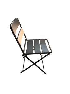 Black Metal Folding Chair