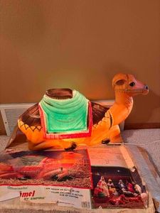 Vintage 1980s Empire Illuminated Christmas Camel with Box (Sold on Ebay for $150)