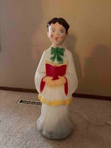 Vintage Empire Christmas Choir Boy Blow Mold 30 Original Box ($190 on Ebay)