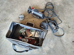 Nice RotoZip Lot With Bag, Multiple Tools & Attachments