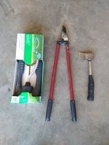 Sprinkler, Branch Lopper & Hatchet