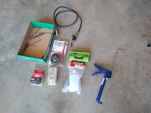 Leftovers Lot - Chainsaw Chain, Garage Door Opener, Stud Finder, Etc