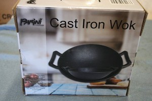Parini Cast Iron Wok...