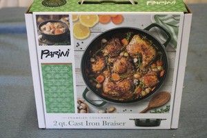 Parini 2Qt Cast Iron Braiser...