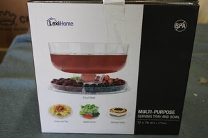 Multi Purpose Serving Tray And Bowl...