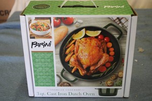 Parini 3Qt Cast Iron Dutch Oven...