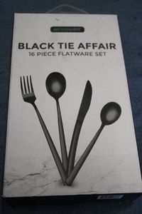 Black Tie Affair 16 Piece Flatware ...