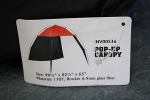 Pop Up Canopy...
