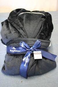 Tommy Bahama Black Plush Robe...