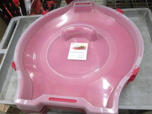 3 Locking 25 inch wreath bins...