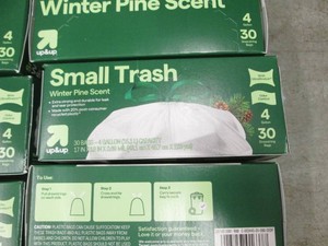 6 30 Packs of scented trash bags...