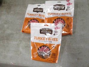 3 Rachel Ray Nutrish turkey dog tre...