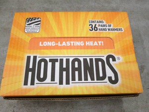 36 Hot hands hand warmers...