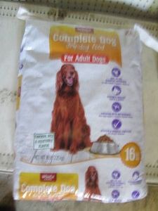 16 Pounds of dog food...