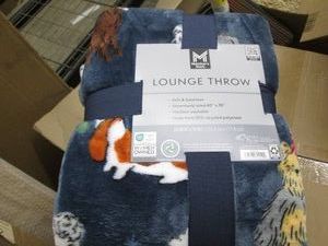 Plush lounge throw...