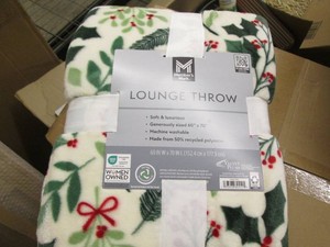 Plush lounge throw...