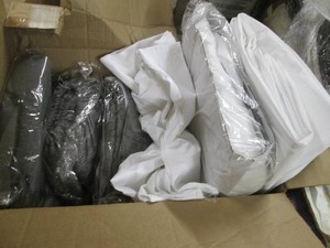 Large box of King size bedding...