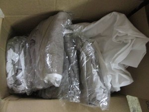 Large box of King size bedding...