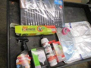 Lot of grill and pest control produ...