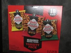 18 Variety pack Dots pretzel snack ...