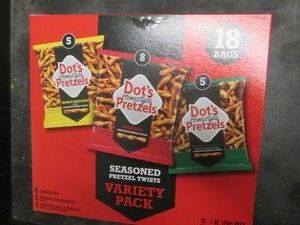 18 Variety pack Dots pretzel snack ...