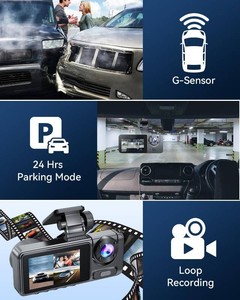 $33 Dash Cam Front Rear with G-Sensor