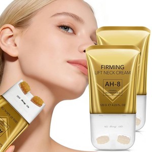 AH-8 Neck Firming Cream with Roller, Collagen Peptide Anti Aging Formula, Tighten Saggy Turkey Neck, Deep Moisturizing, Smooths Fine Lines Wrinkles, Daily Care for Face, Visible Lifting in few Days