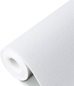 WochiTV Shelf Liner for Cabinets, Drawer Non Adhesive Non Slip Foam Mat for Kitchen, Pantry, Bathroom, Cupboard, Garage, Closet, Shelves, Drawer, Tool Box, White 11.8 x 59 inches