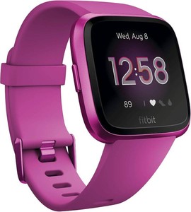 $110 Fitbit Versa Lite Edition Smart Watch, One Size (S and L Bands Included), 1 Count
