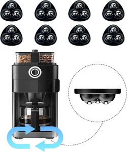 Self Adhesive Appliance Sliders 8 Pack Kitchen & Furniture Rollers  Move Small Appliances Easily 360  Glide No Tools Peel Stick 12lbs Per Wheel