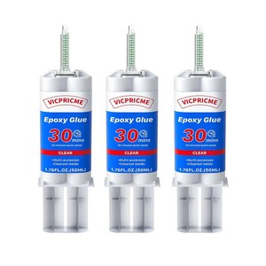 Epoxy Glue Clear, Bonding for Plastic, Metal, Ceramic, Wood, PVC, Stainless Steel, Tile, Water Pipes, the Strongest Plastic Repair Glue, 30 Minutes Waterproof Welding (3)