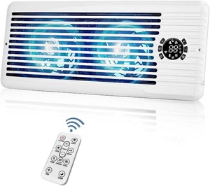 $31 TMYICE Register Booster Fan for 4 x 10 Register Holes, Smart AC Vent Booster Fans Improves Heating & Cooling with Remote and Thermostat Control,10-Speed Quiet Vents Fan for Floor Ceiling
