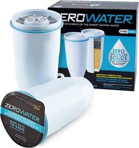 $31 ZeroWater, Official Replacement Filter - 5-Stage 0 Tds Filter Replacement - System Iapmo Certified to Reduce Lead, Chromium, and PfoaPfos, 2-Pack only 1 filter