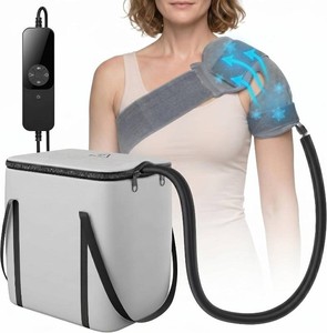 $110 Ice Machine for Shoulder After Surgery, Shoulder Ice Machine with 6 Timers 5 Speed Levels, Cold Therapy Machine for Sports Training, Cryotherapy Pain Relief System