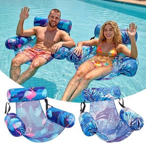 $38 Inflatable Pool Float Chair - 2 Pack Pool Floats Adult Heavy Duty, Water Floating Lounge Chairs, Blow up Floaties Adults for Summer Fun Party Lake Beach