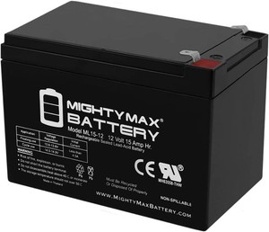 $37 Mighty Max Battery ML15-12 - 12V 15AH SLA Battery