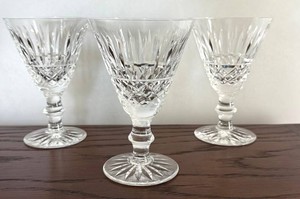 DR - Crystal Stemware Waterford Tramore Goblets Set of 3