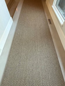 Hallway Runner - Tweed 42 in W X 28 Ft Long Rubber Back