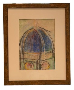Framed Italian Artwork La Cupola Del Duomo Di Firenze Signed Sicone 97