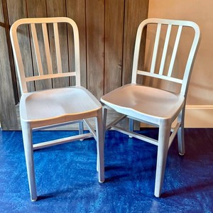 Metal Dining Chairs - Design Within Reach Pair