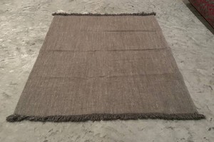 Linen Natural Rug by Libeco 42 X 31 in