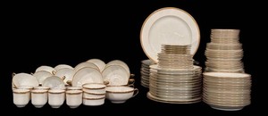 Vintage Haviland Limoges China Set Gold Gilt Rim